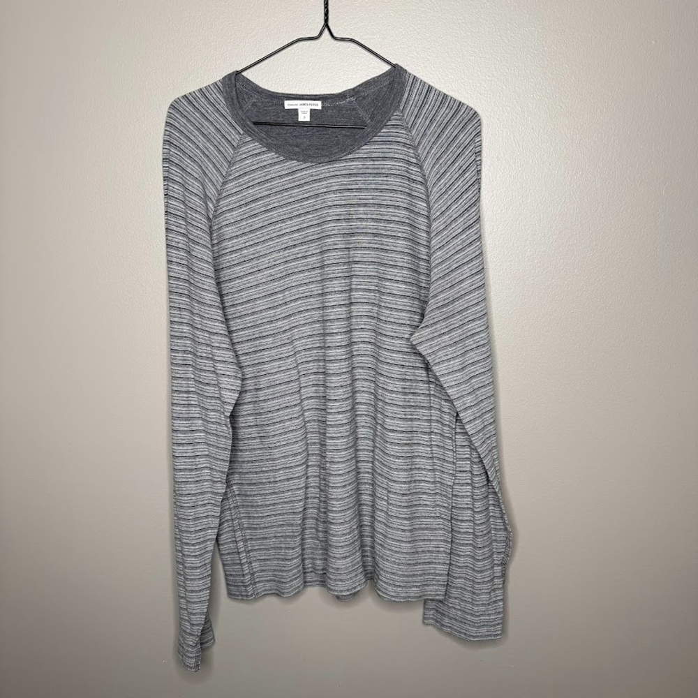 James Perse Men's Long Sleeve Cotton Shirt Size Large